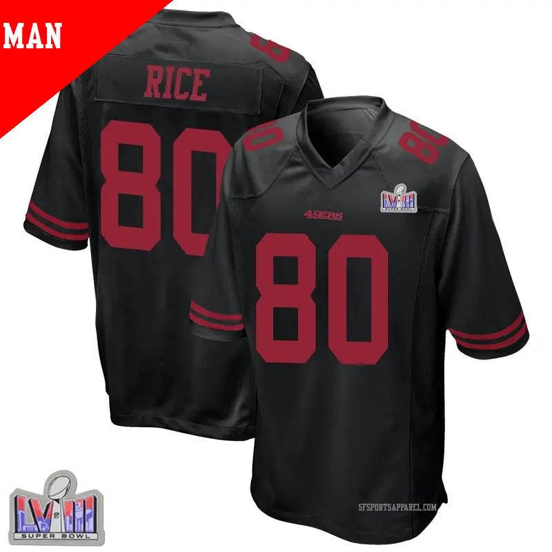Black jerry rice 49ers jersey online